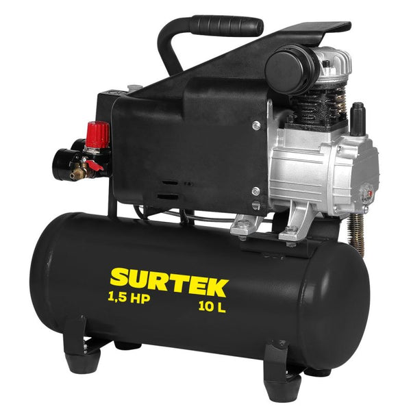 Compresor de Aire Eléctrico Lubricado 10 L 1.5 HP 120 V Surtek CMP510 - 1