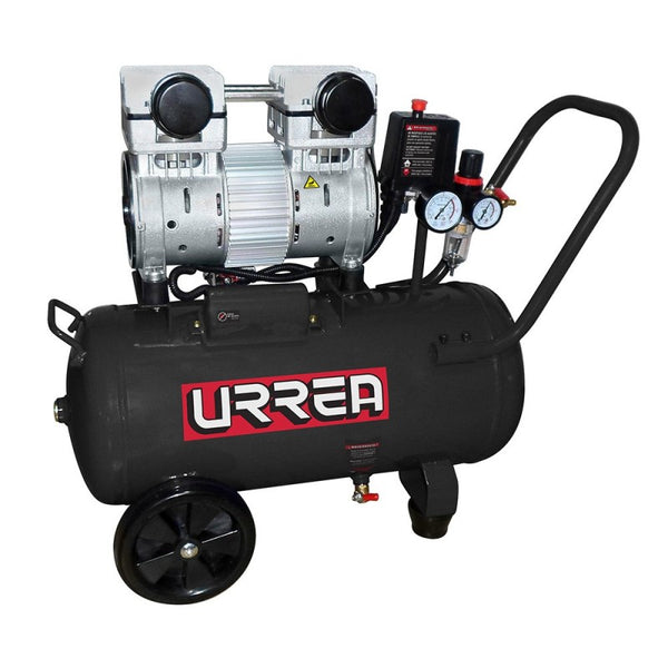 Compresor de Aire Eléctrico Libre de Aceite 24L 1.5HP 127V Urrea COMP824L - 1