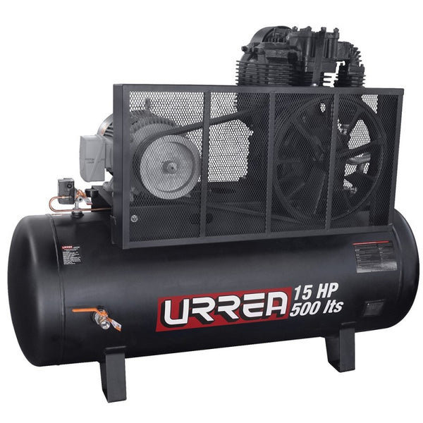 Compresor de Aire Eléctrico de Banda 500L 15HP 220V - 440V Urrea COMP9515 - 1