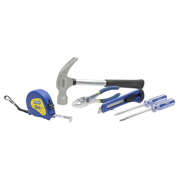Juego de Herramientas Basico para el Hogar 6 Piezas Foy Tools 144043 - 1