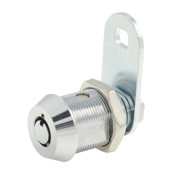 Cerradura para Mueble Tubular Cromo Brillante Lock L050TPCBB - 1