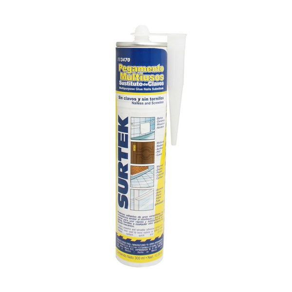 Pegamento Multiusos Sin Clavos 300ml Surtek 113470 - 1