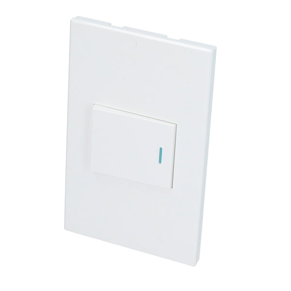 Placa con 1 Apagador Blanco 1/2" Surtek P620B - 1