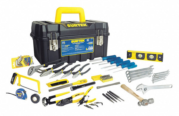 Juego Combinado de Trabajo Profesional 78 Piezas Surtek S78S - 1