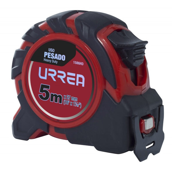Flexómetro Heavy Duty 5m x 27mm Urrea 1586HD - 1