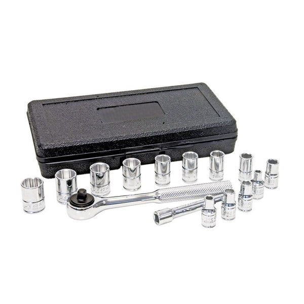 Juego de 15 Dados y Accesorios 1/4" Urrea 4700PM - 1