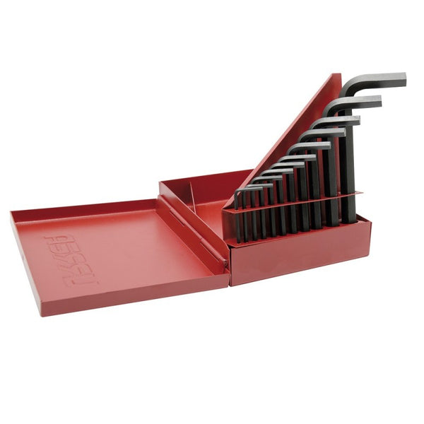 Juego de 11 Llaves Hexagonales "L" en Pulgadas Caja Urrea 4975 - 1