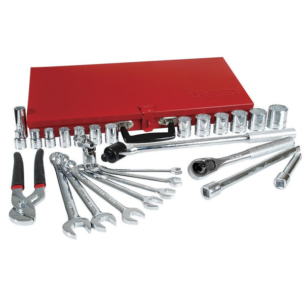 Juego de 28 Dados y Accesorios en Pulgadas 1/2" Urrea 5404B - 1
