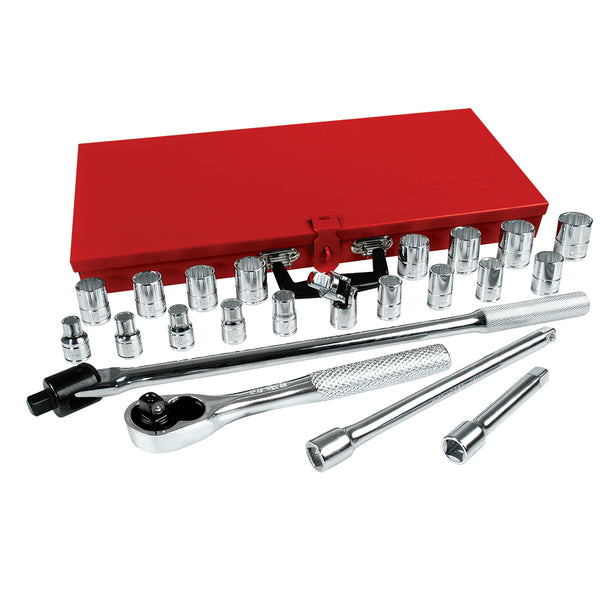 Juego de 23 Dados y Accesorios Métricos 1/2″ Urrea 54210 - 1