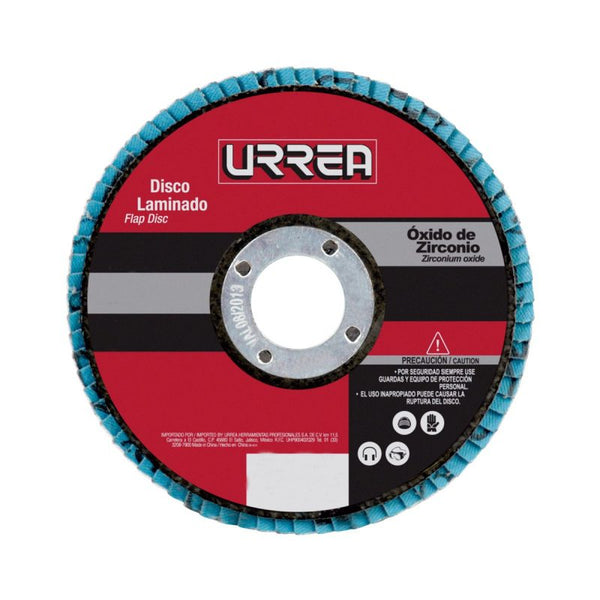 Disco Laminado Tipo 29 Grano 40, 7" Urrea FD712 - 1