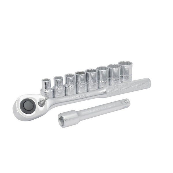 Juego de 10 Dados y Accesorios en Pulgadas 1/2" Urrea JBUA01S - 1