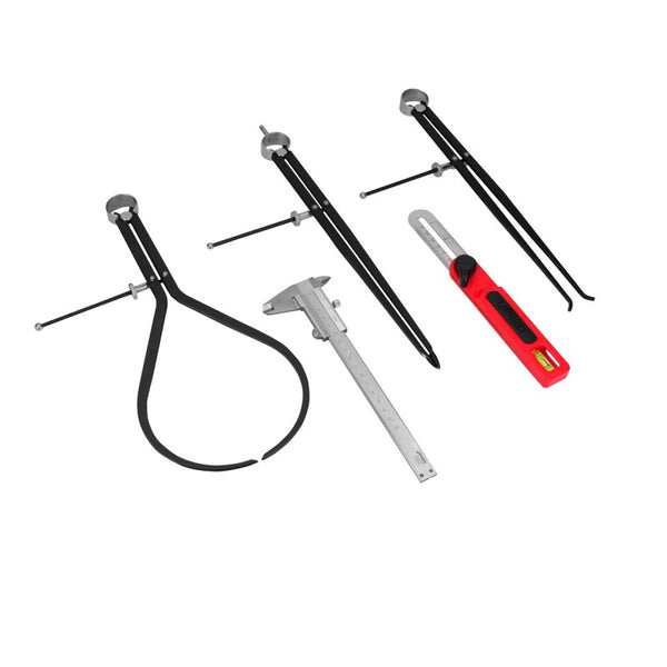 Juego de Medición y Trazo Profesional 5 Piezas Urrea JMD5 - 1