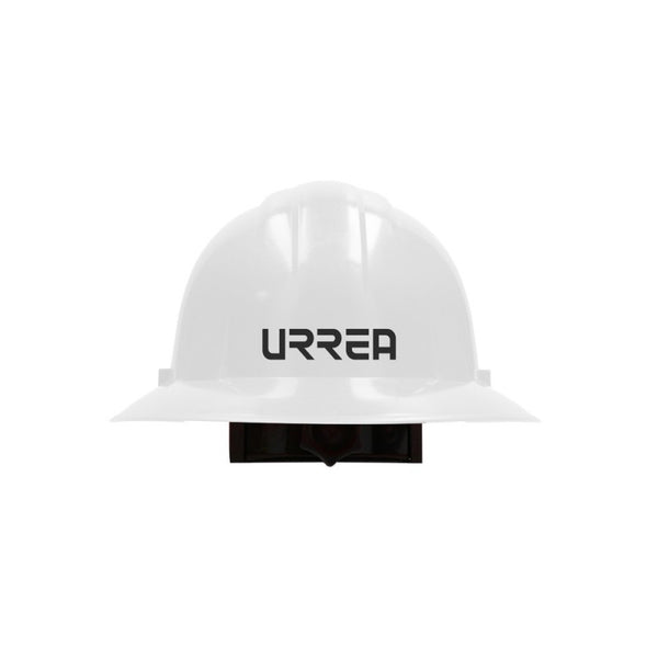 Casco de Seguridad de Ala Completa con 4 Puntos de Suspensión Color Blanco Urrea USH04W - 1