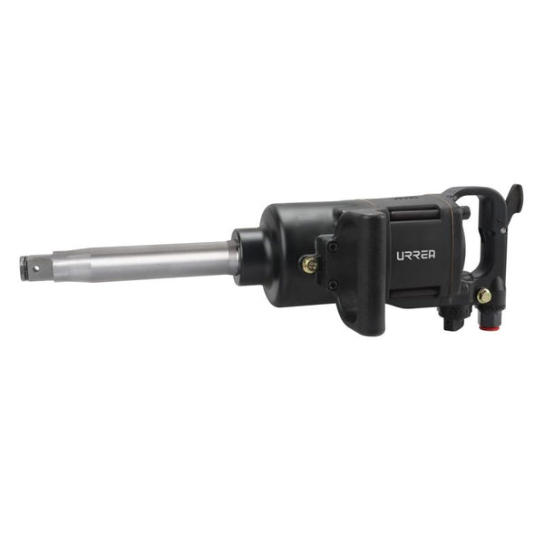 Pistola de Impacto Neumática Cuadro de 1" 1,535 ft-lb con Extensión 9" Sistema Twin Hammer Urrea P797-9 - 1