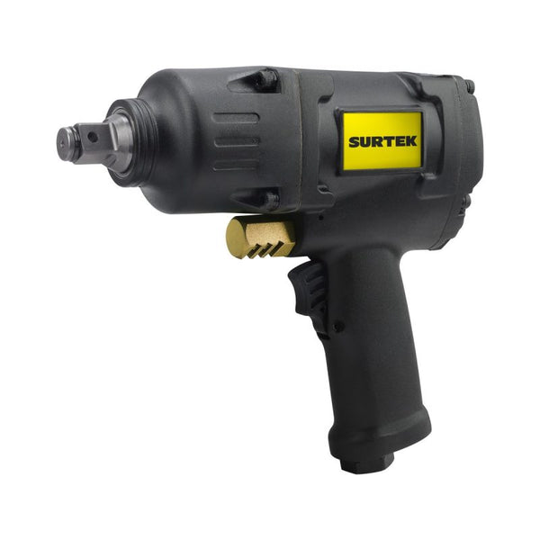 Pistola de Impacto Neumática Cuadro de 3/4" 800 ft-lb Sistema Twin Hammer Surtek PI734A - 1