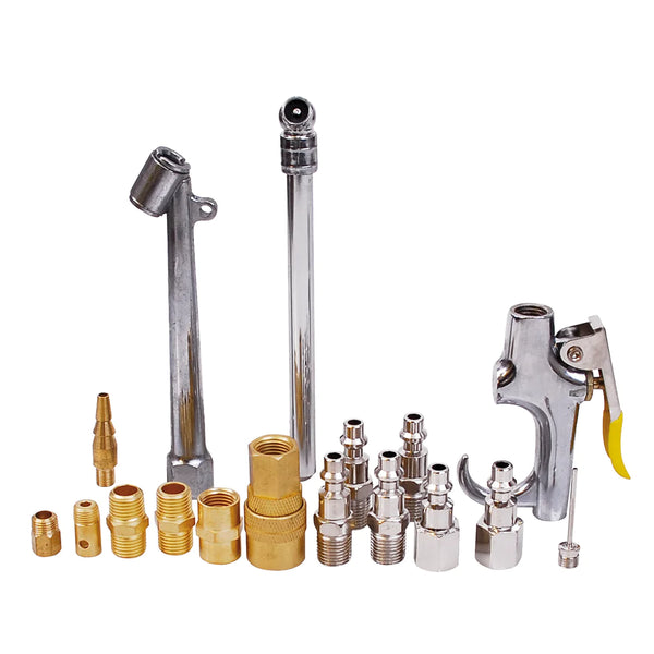 Juego de Accesorios Neumáticos 17 Piezas Surtek 108141 - 1