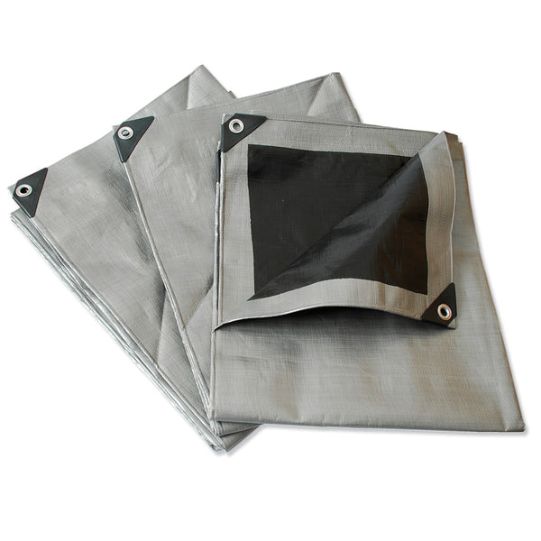 Lona de Polietileno Reforzadacolor Gris 3 x 4 m Surtek LR3X4 - 1