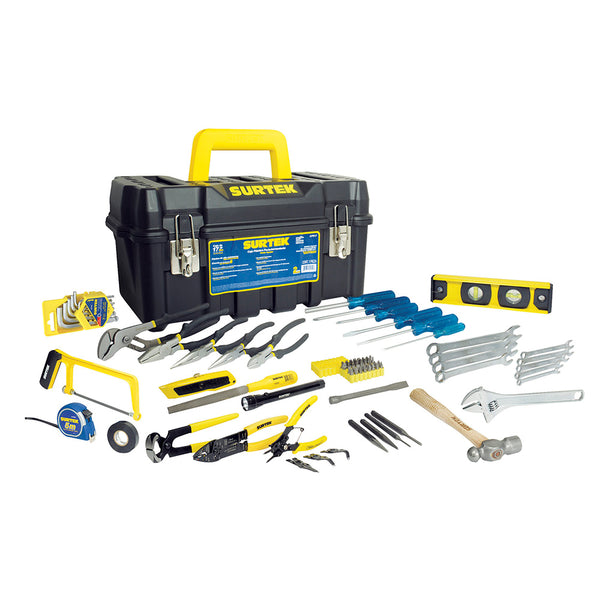 Juego Combinado Trabajo Profesional Metrico 78 Piezas Surtek S78M - 1
