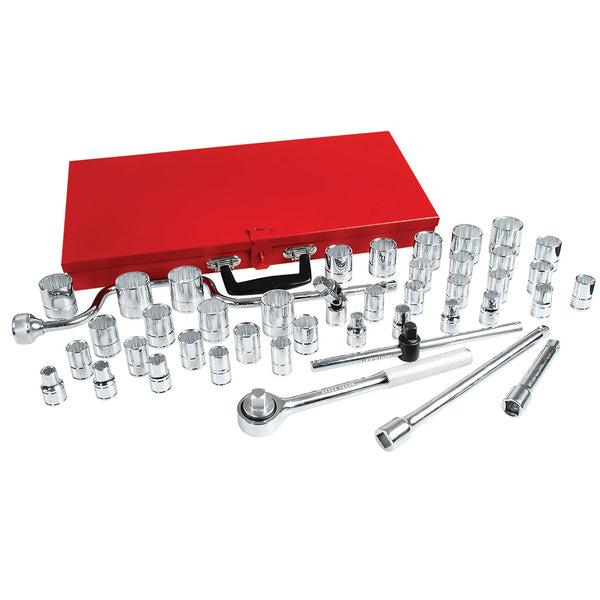 Juego de 44 Dados y Accesorios Combinado 1/2″ Urrea 5400SM - 1