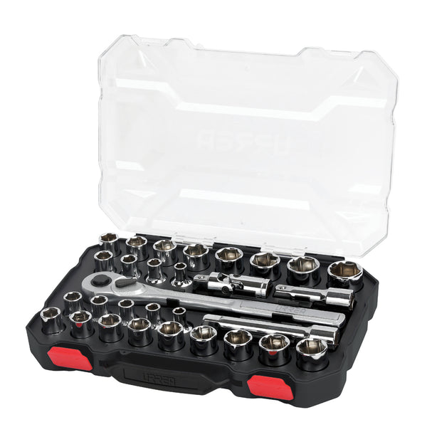 Juego Dados y Accesorios Combinados 30 Piezas 1/2" Caja Display Urrea 5401CD - 1