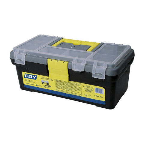 Caja Portaherramientas Plástica y Organizador 12.5" Foy 143200