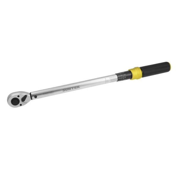 Torquímetro de Trueno Escala Dual Cuadro de 1/2" 30-162 ft-lb  (40-220 Nm) Surtek 512D - 1