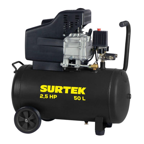Compresor de Aire Eléctrico Lubricado 50 L 3 HP 120V Surtek CMP550