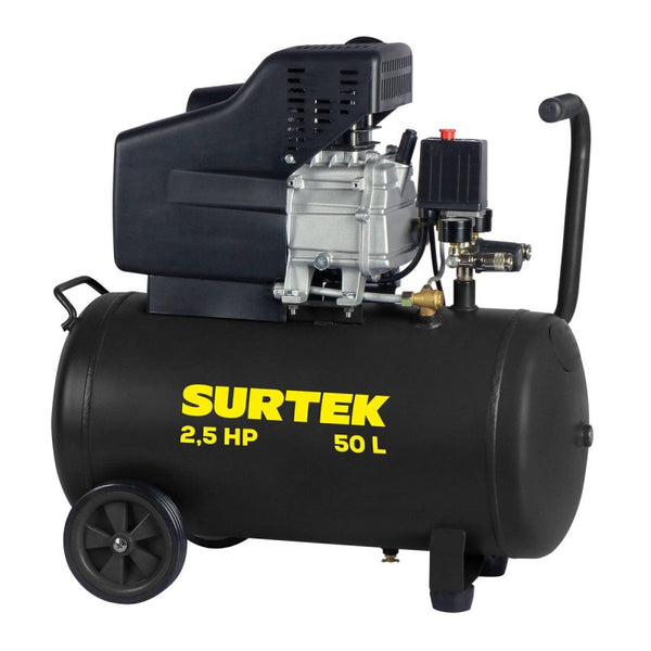 Compresor de Aire Eléctrico Lubricado 50 L 3 HP 120V Surtek CMP550 - 1