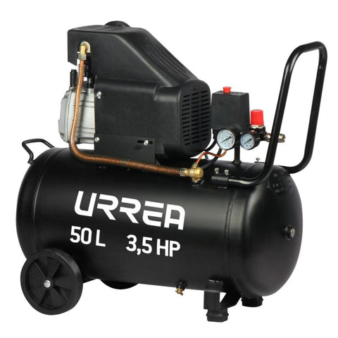 Compresor de Aire Eléctrico Lubricado 50L 3.5HP 120V Urrea CMP950