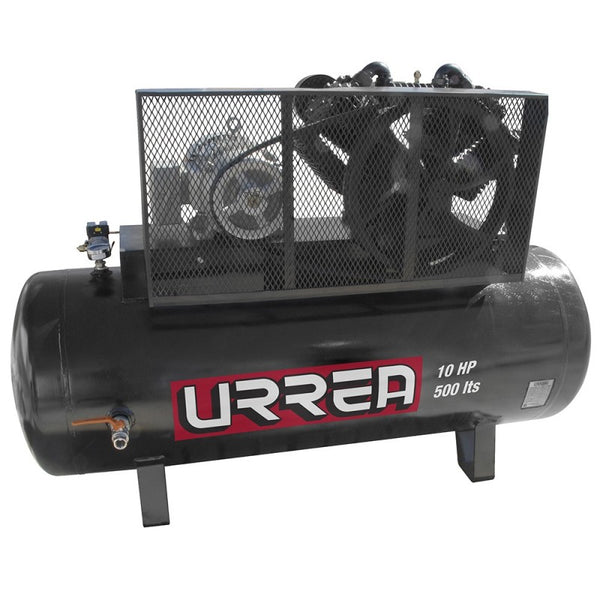 Compresor de Aire Eléctrico de Banda 500L 10HP 220V - 440V Urrea COMP9510 - 1