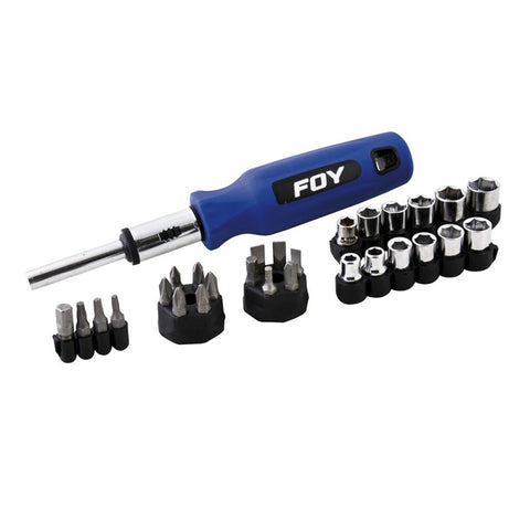 Juego de 29 Puntas Intercambiables con Accesorios Foy Tools 141705