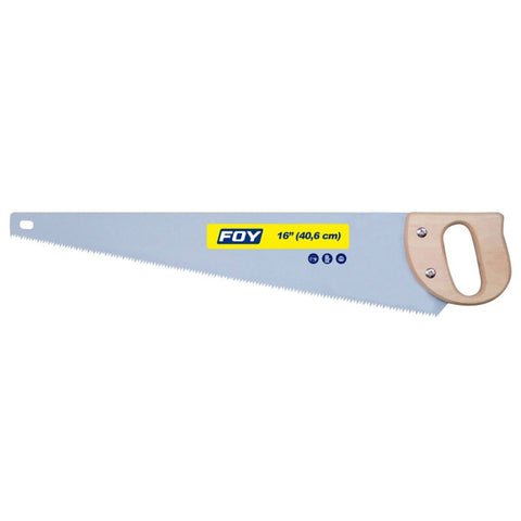 Serrucho con Mango de Madera de 16" Foy Tools 142008