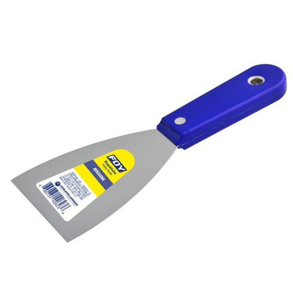 Espátula Rígida de Acero de Alto Carbón con Mango Plástico 3" Foy Tools 142624 - 1