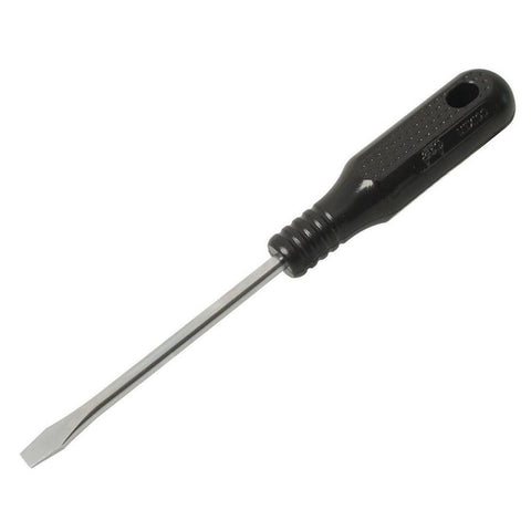 Destornillador con Mango Negro Punta Plana Barra Redonda 3/16" x 4" Foy Tools DER02