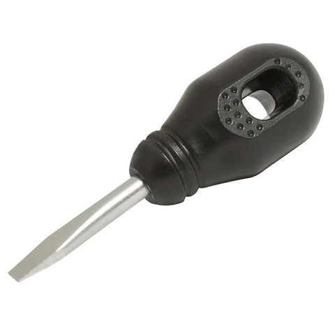 Destornillador con Mango Negro Punta Plana Tipo Trompo 1/4" x 1-1/4" Foy Tools DER52