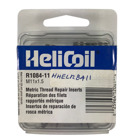 Insertos de Reparacion de Rosca Metrica M11x1.5 Helicoil HHELR8411