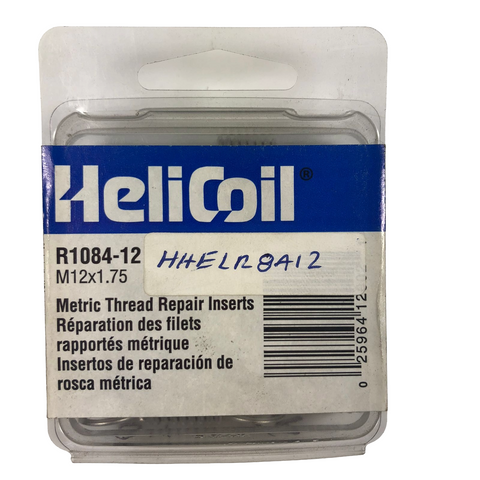 Insertos de Reparacion de Rosca Metrica M12x1.75 Helicoil HHELR8412