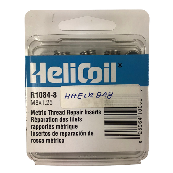 Insertos de Reparacion de Rosca Metrica M8x1.25 Helicoil HHELR848 - 1