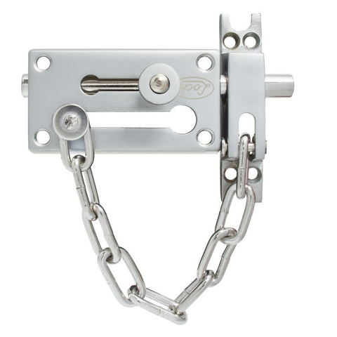 Pasador de Sobreponer Cadena Cromo Satinado Lock L048CSB