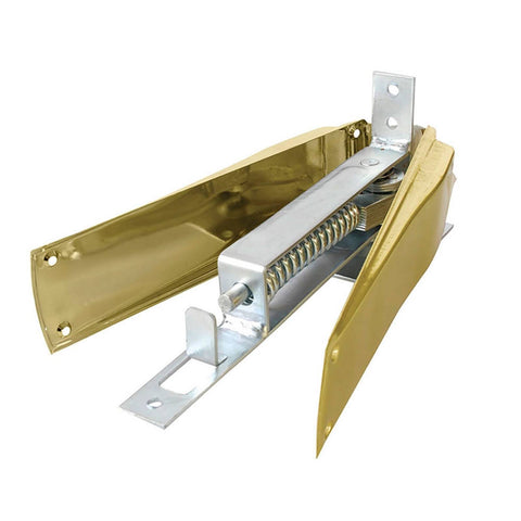 Bisagra de Acero de Piso Vaivén Latón Brillante Lock L1500LB
