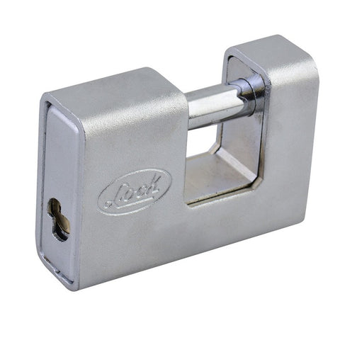 Candado de Acero para Cortina Llave de Puntos Metálico Lock L22C80QCBB