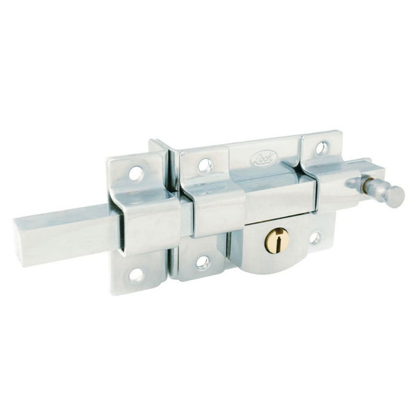 Cerradura Derecha Barra Fija Estándar Cromo Brillante Lock L560DCBB - 1