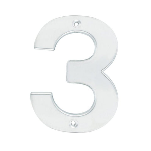 Número 3 Bold 4" Níquel Satinado Lock L603C