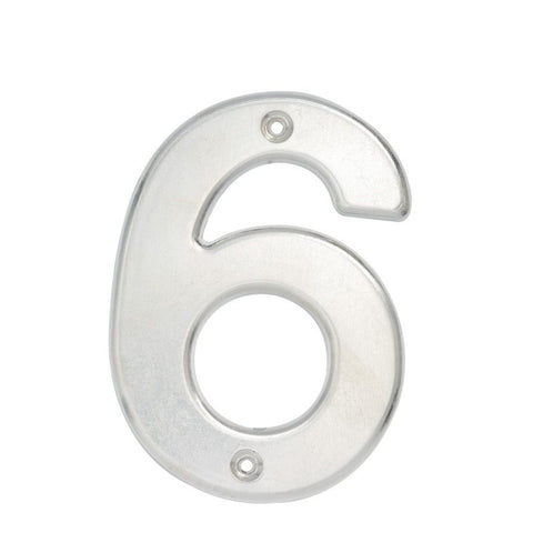 Número 6 Bold 4" Níquel Satinado Lock L606C