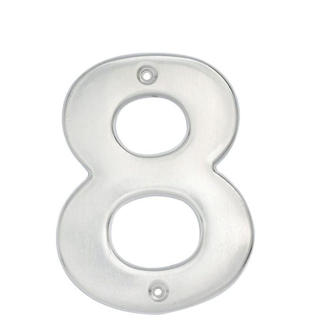 Número 8 Bold 4" Níquel Satinado Lock L608C