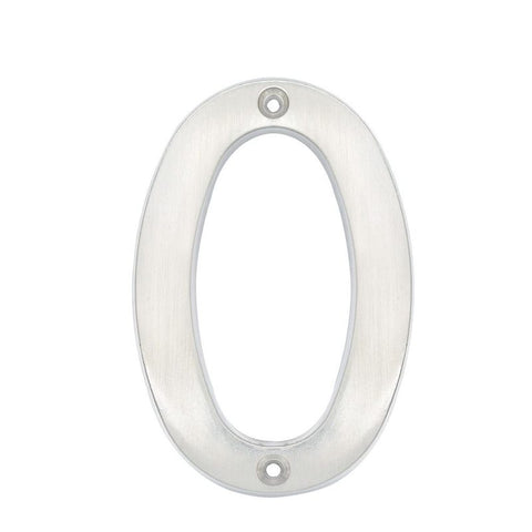 Número 0 Slim 4" Níquel Satinado Lock L6800CS