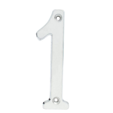 Número 1 Slim 4" Níquel Satinado Lock L6801CS