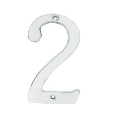 Número 2 Slim 4" Níquel Satinado Lock L6802CS