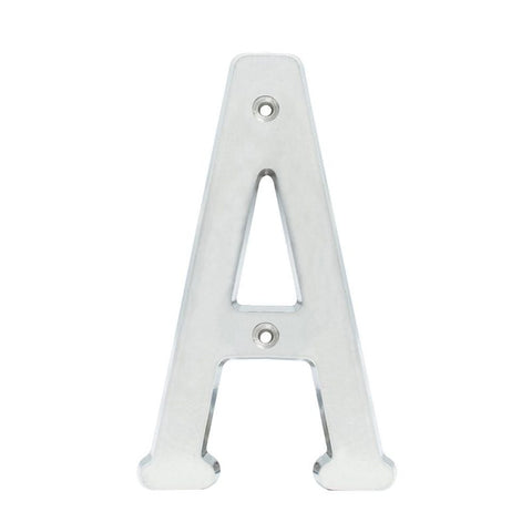 Letra A Slim 4" Níquel Satinado Lock L701ACS