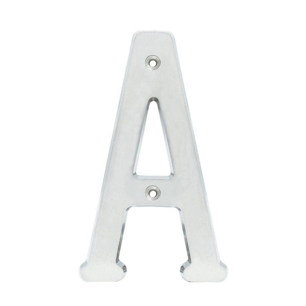 Letra A Slim 4" Níquel Satinado Lock L701ACS - 1